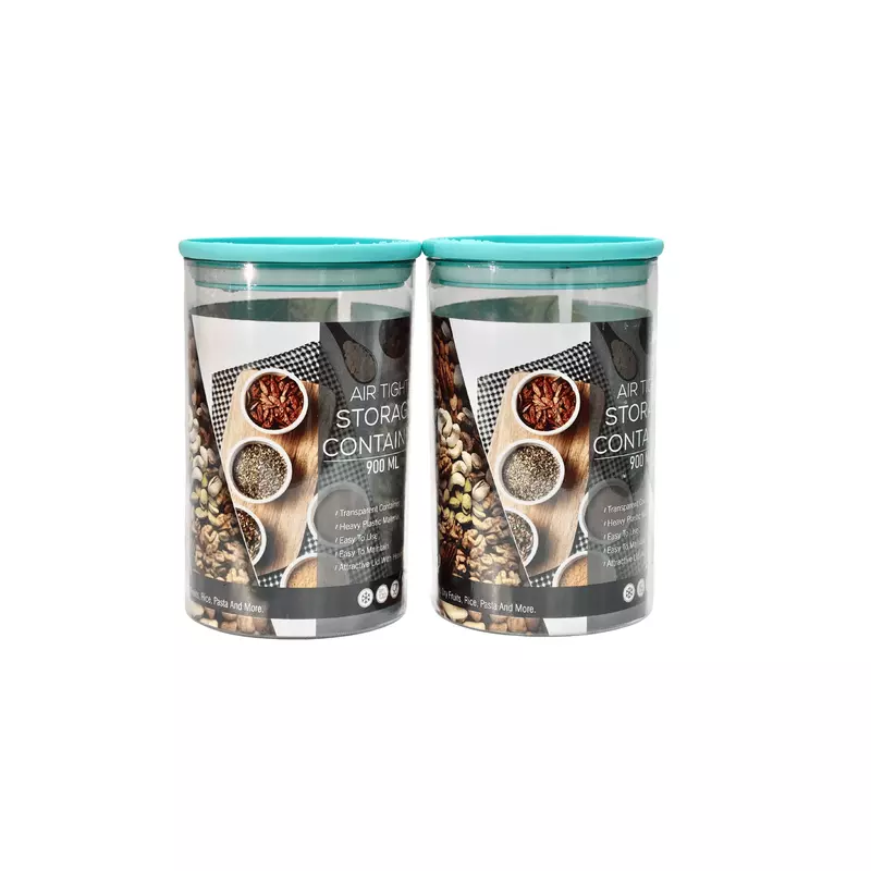 Airtight Cookie Container Set of 2 - 1000ml each