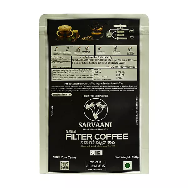 Purist Black Coffee | 500gm