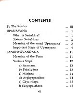 Upanayana - Sandhyavandana and Gayatrimantrajapa