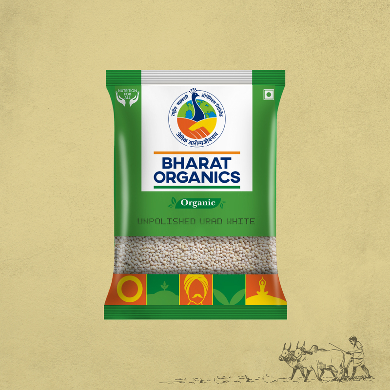 Organic Unpolished Urad Gota White