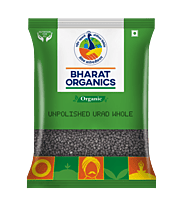 Bharat Organics Unpolished Urad Whole (Sabut)