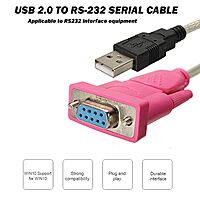 USB To Serial DB9 Male (9 Pin) RS232 Cable Adapter USB To Serial DB9 Male (9 Pin) RS232 Cable Adapter