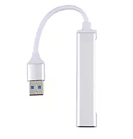 Usb Hub 3.0 Slim 4 Port (Metal Body) | High Speed USB Hub with Aluminium Shell, Compatible for PC, MacBook, Mac Pro, Mac Mini