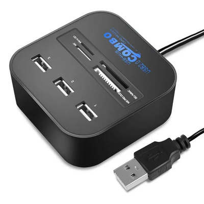 Usb Hub With Card Reader Usb Hub With Card Reader
