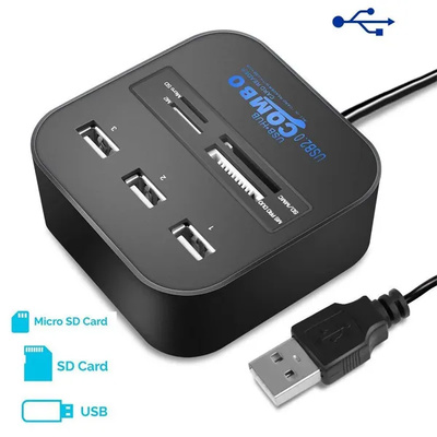 Usb Hub With Card Reader Usb Hub With Card Reader
