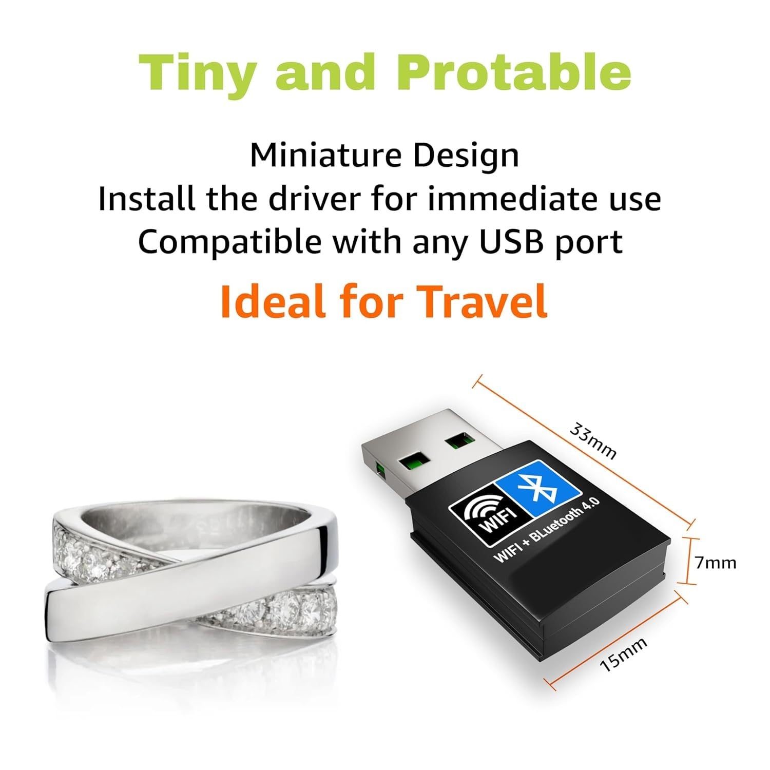 Usb Wifi 4 Ac 150+Bt 4.0 (Box Pack) Usb Wifi 4 Ac 150+Bt 4.0 (Box Pack)