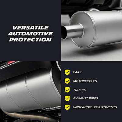 Zinc Based Silencer Coating Silver