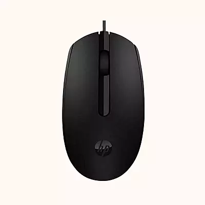 Used HP M10 Wired USB Mouse with 3 Buttons 1000DPI Optical Tracking Design