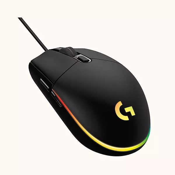 Logitech Light Sync Wired Gaming Mouse, G203, Black
