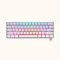 Used Zebronics NINJA 61 keys wireless mechanical keyboard, ZEB-MAX, Black