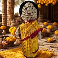 Crochet Uttar Pradesh Medium Figurine