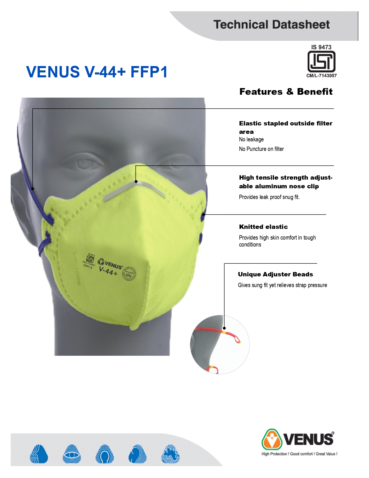 Venus V-44+FFP1 Mask 110498001
