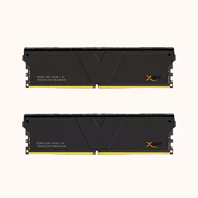 V-COLOR DDR5 XSKY Gaming Memory Manta INTEL XMP 32GB Kit (16GBx2) CL30/1.35V - 6000Mhz, TMXSO1660830KKK