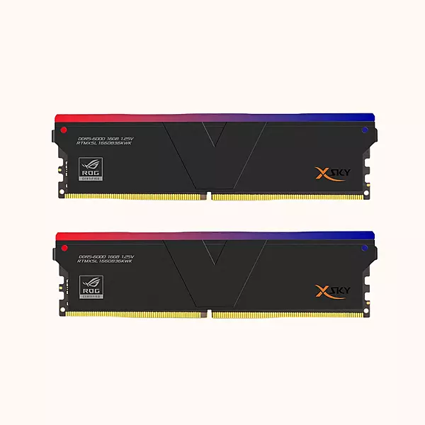 V-COLOR DDR5 XSKY Gaming Memory RGB Manta INTEL XMP CL30/1.35V  - 6000Mhz, TMXSLI660830KWK