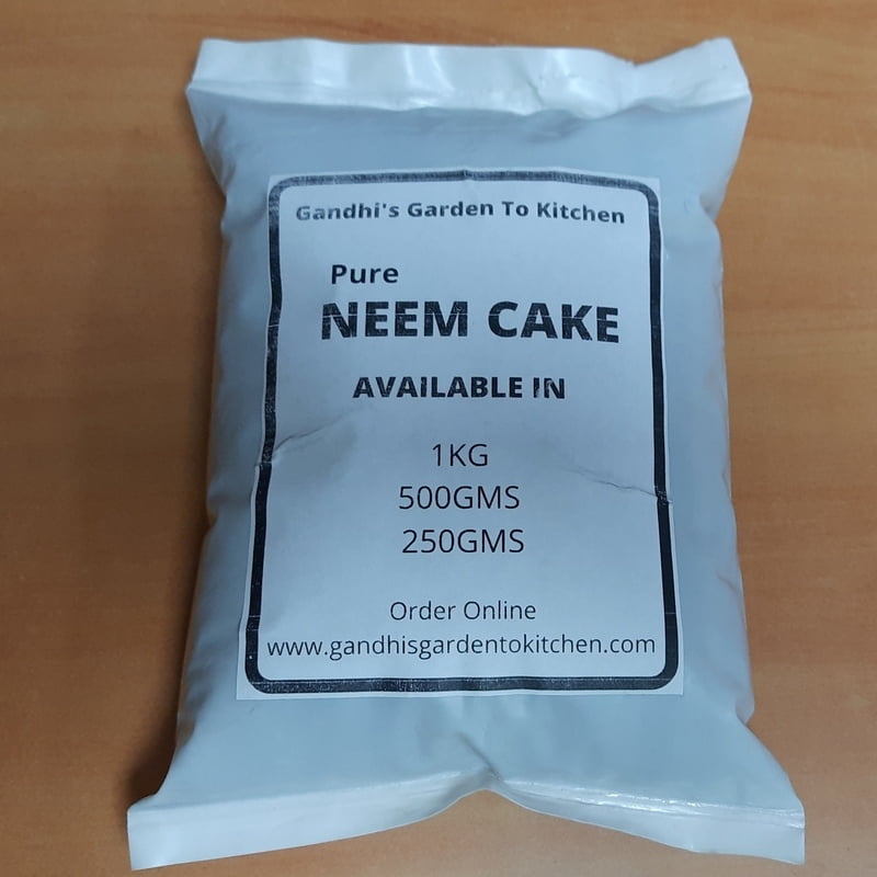 500gms Pure Neem De-oiled Cake Powder Organic Fertilizer Manure | Micro-nutrient For Plant Growth and roots health