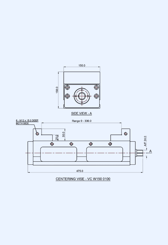 Centring Vise