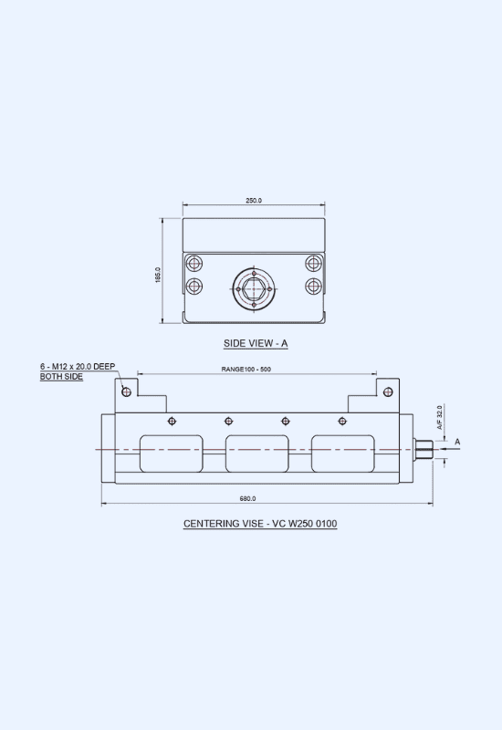 Centring Vise