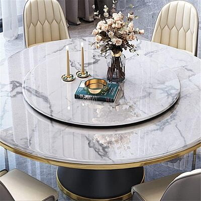 Modern Six Seater Round Dining Table Set Modern Six Seater Round Dining Table Set