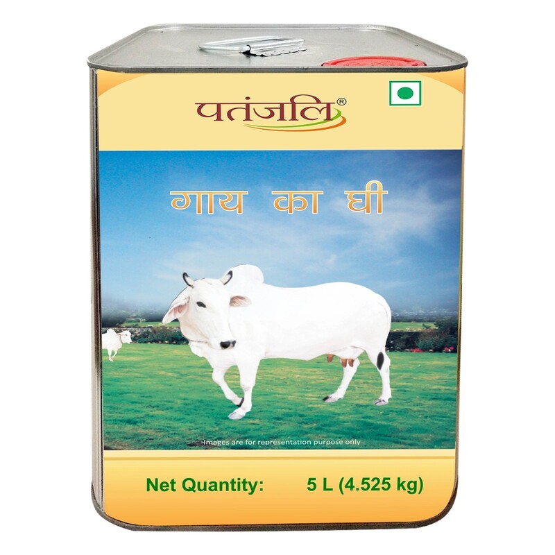 Patanjali Cow's Ghee-5 ltr
