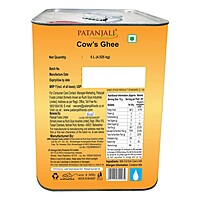 Patanjali Cow's Ghee-5 ltr