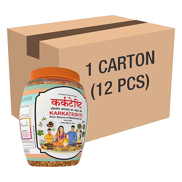 Divya Karkateshti (Hawan Samagri) 400G 1 CLD (12 Pcs)-4.8 kg
