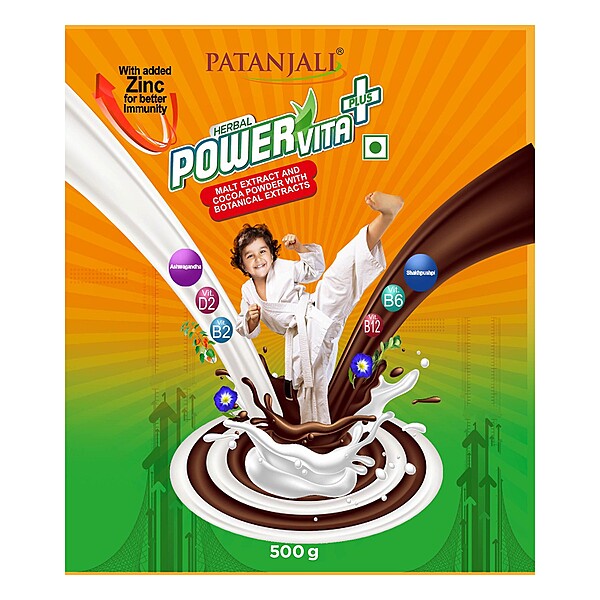 Patanjali Herbal Powervita Plus - Refill-500 g