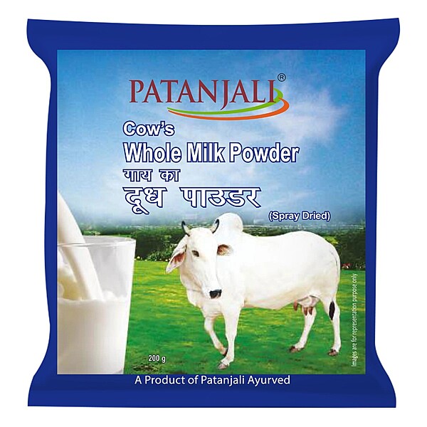 Patanjali Cow's Whole Milk Powder-200 g