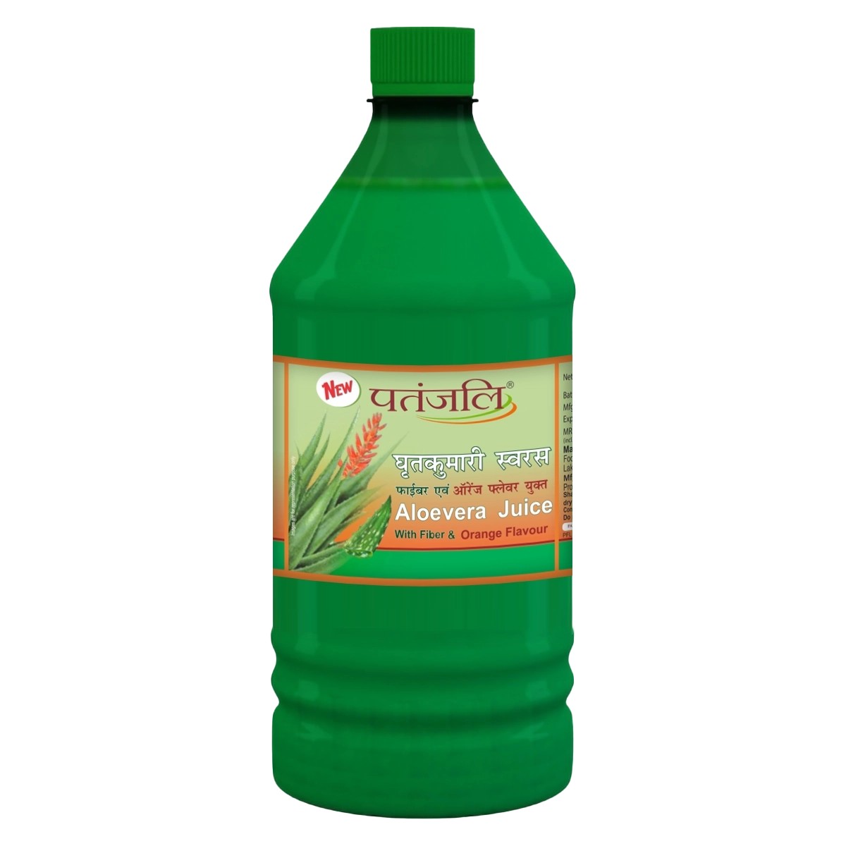 Patanjali Aloevera Juice with Fiber and Orange Flavour-1000 ml