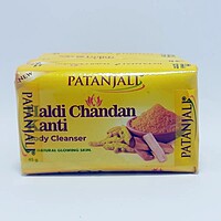 Patanjali Haldi Chandan Kanti Body Cleanser  - Pack of 4-180 g