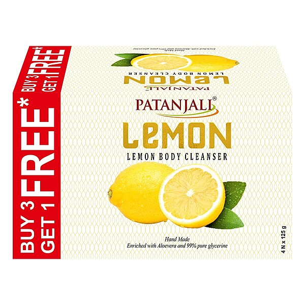 Patanjali Lemon Body Cleanser 125g C.o. B3G1 Free-375 g