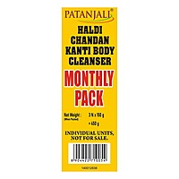 Haldi Chandan Kanti Body Cleanser Monthly Pack-450 g
