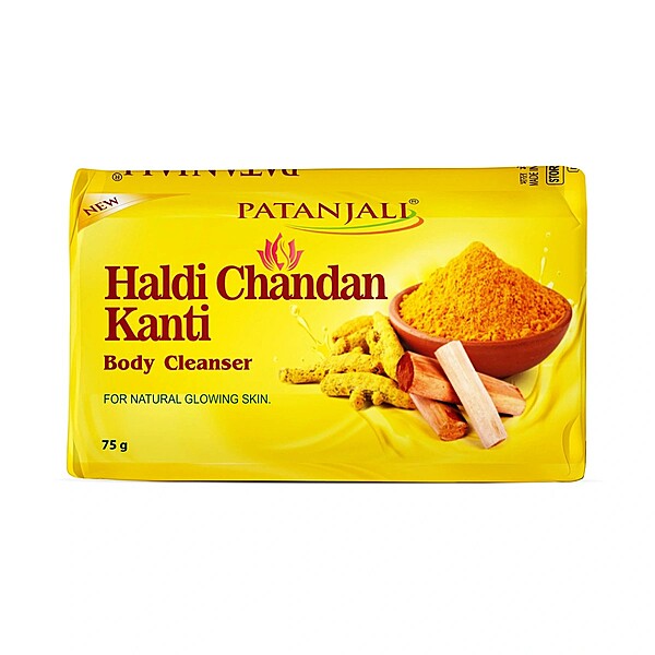 Patanjali Haldi Chandan Kanti Body Cleanser-75 g