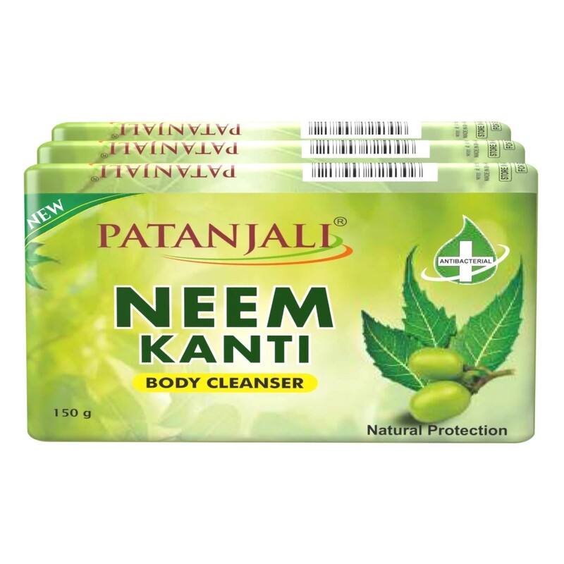 Neem Kanti Body Cleanser Monthly Pack (150*3)-450 g