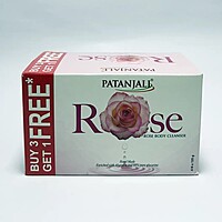Patanjali Rose Body Cleanser 125g B3G1 Free-375 g