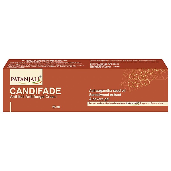 Patanjali Candifade Anti Fungal Cream-25 ml