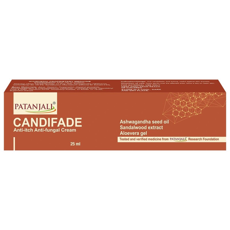 Patanjali Candifade Anti Fungal Cream-25 ml