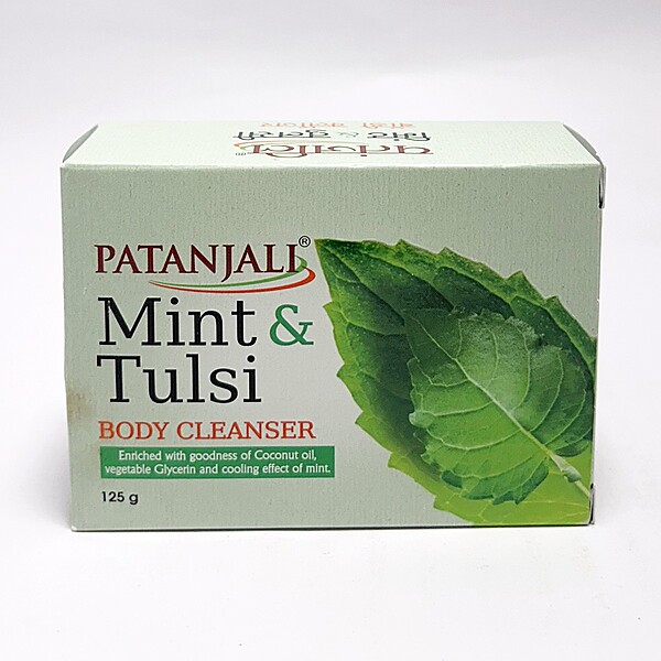 Patanjali Mint Tulsi Body Cleanser-125 g