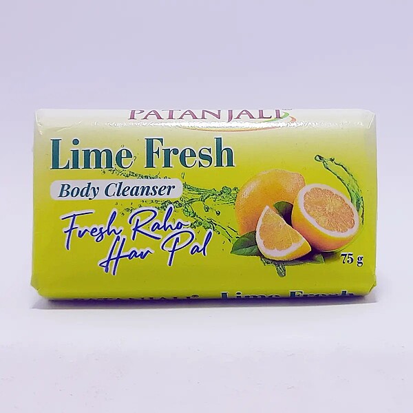 Patanjali Lime Fresh Body Cleanser-75 g