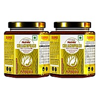 Patanjali CollagenPrash - Advanced Anti Ageing Formula for Men and Women - 400g (pack of 2)-800 g