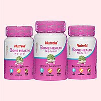Patanjali Nutrela Bone Health - Natural Calcium Supplement (pack of 3)-45 g