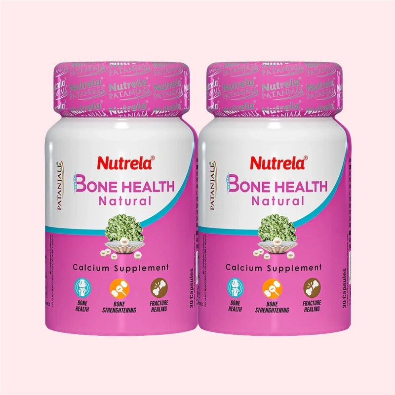 Patanjali Nutrela Bone Health - Natural Calcium Supplement (pack of 2)-30 g