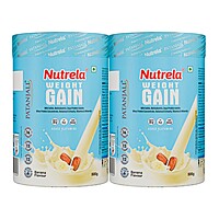 Patanjali Nutrela Weight Gain - Banana Flavor - 500g (pack of 2)-1000 g