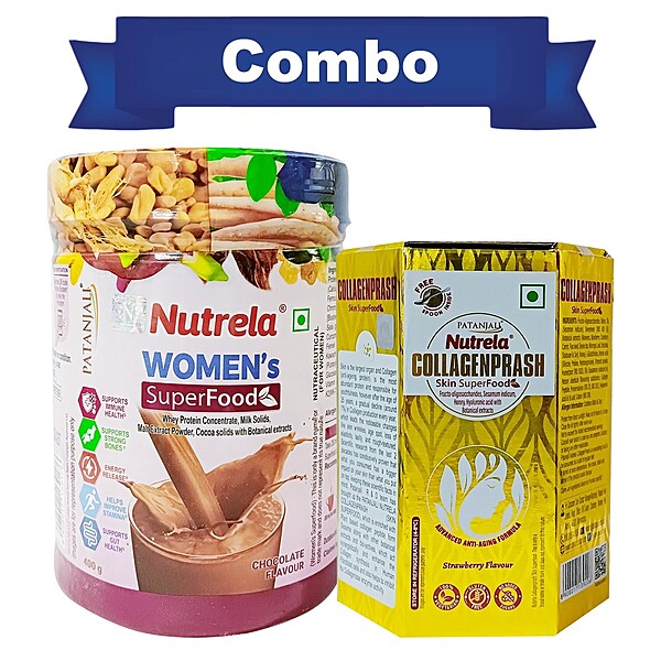 Combo Pat. Nutrela Women Superfood + Collagenprash (400G+400G)-800 g
