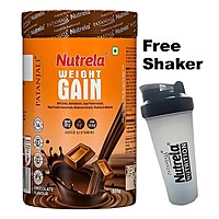 Patanjali Nutrela Weight Gain (Chocolate Flavour)+Free Shaker-500 g