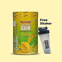 Patanjali Nutrela Weight Gain (Mango Flavour) + Free Shaker-500 g
