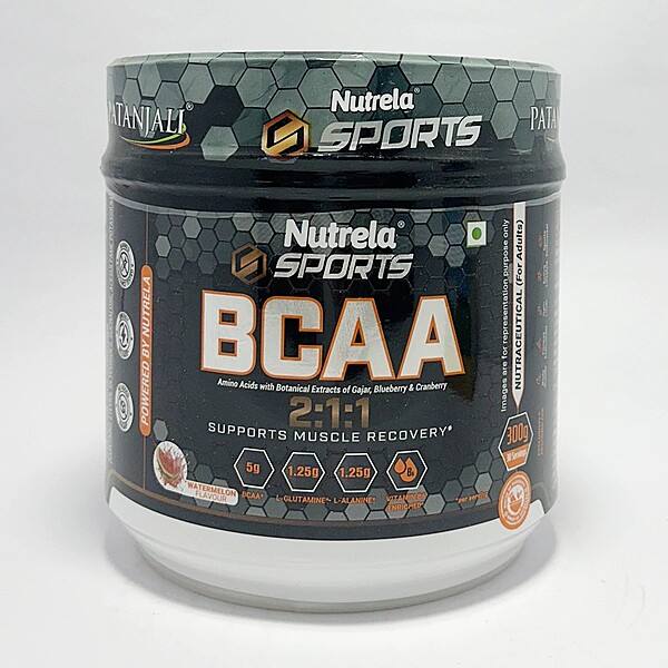 Patanjali Nutrela Sports BCAA Powder (Watermelon Flavour)-300 g
