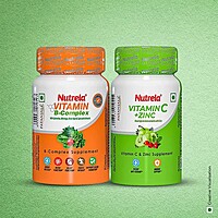 Combo Pat. Nutrela Vitamin C & Zinc + B-Complex (60N+30N)-60 g