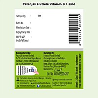 Combo Pat. Nutrela Vitamin C & Zinc + B-Complex (60N+30N)-60 g