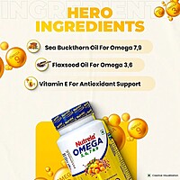 Patanjali Nutrela Organic Omega 3 6 7 & 9 (pack of 2)-90 g