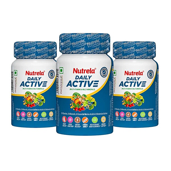 Patanjali Nutrela Daily Active Capsule (pack of 3)-67.5 g